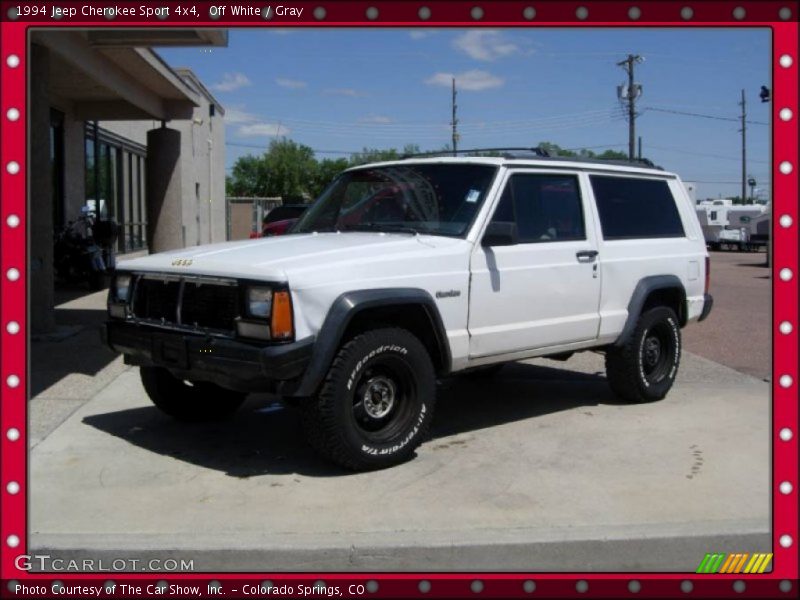 Off White / Gray 1994 Jeep Cherokee Sport 4x4