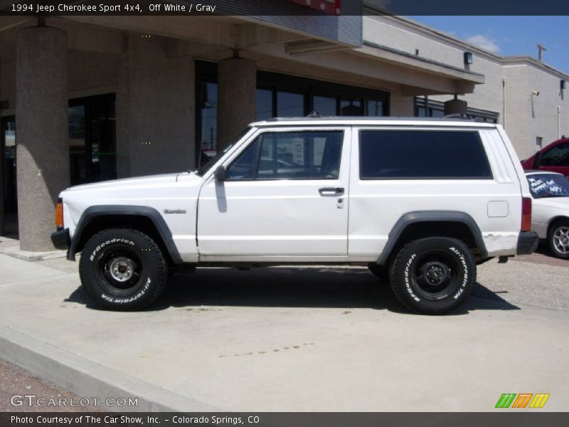 Off White / Gray 1994 Jeep Cherokee Sport 4x4