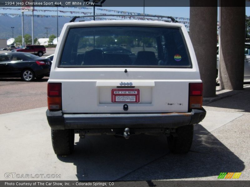 Off White / Gray 1994 Jeep Cherokee Sport 4x4