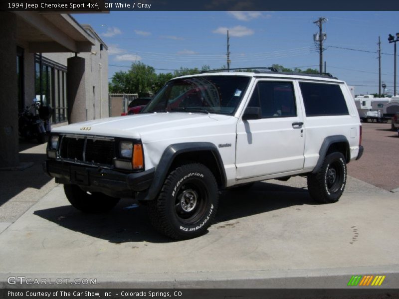 Off White / Gray 1994 Jeep Cherokee Sport 4x4