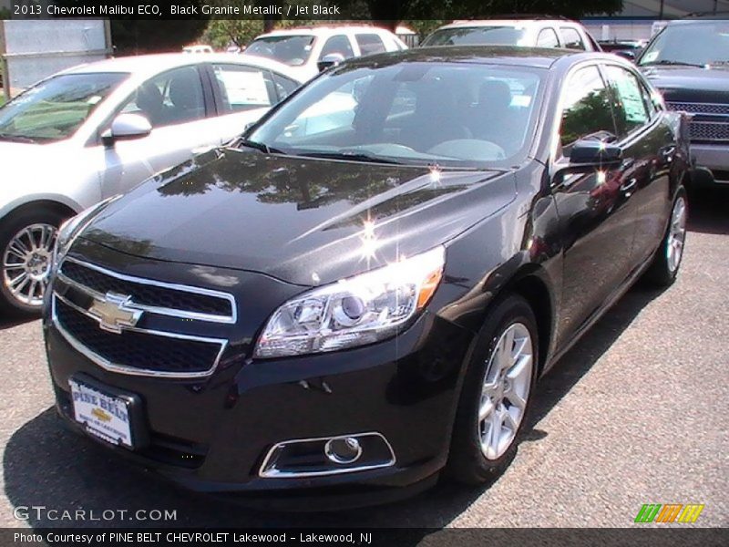 Black Granite Metallic / Jet Black 2013 Chevrolet Malibu ECO