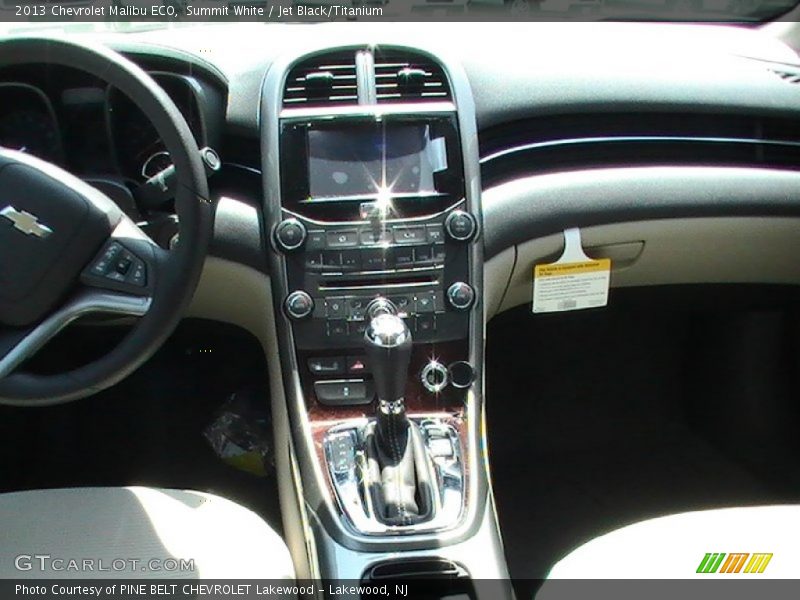 Summit White / Jet Black/Titanium 2013 Chevrolet Malibu ECO