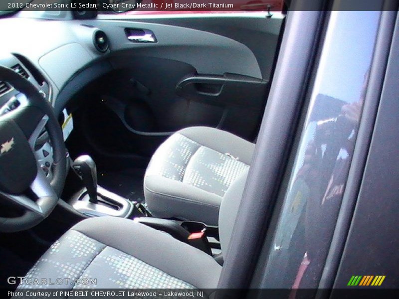 Cyber Gray Metallic / Jet Black/Dark Titanium 2012 Chevrolet Sonic LS Sedan