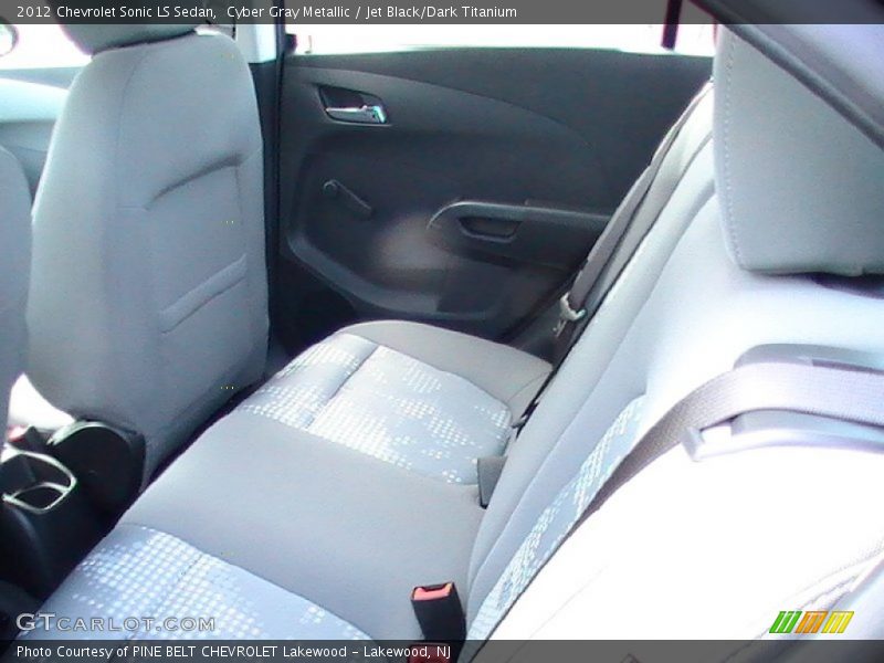 Cyber Gray Metallic / Jet Black/Dark Titanium 2012 Chevrolet Sonic LS Sedan