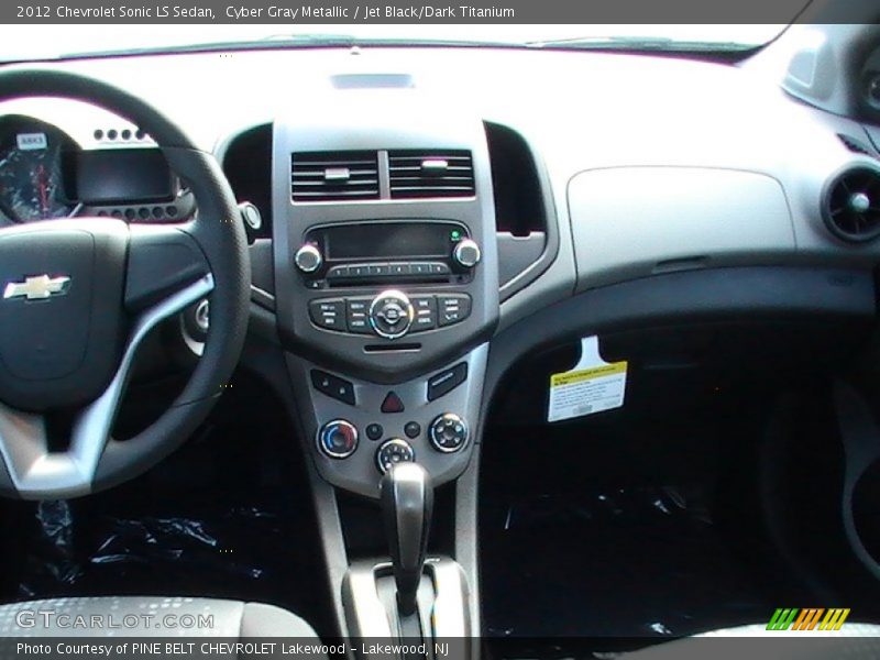 Cyber Gray Metallic / Jet Black/Dark Titanium 2012 Chevrolet Sonic LS Sedan