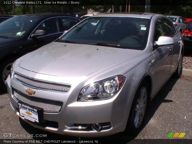 Silver Ice Metallic / Ebony 2012 Chevrolet Malibu LTZ