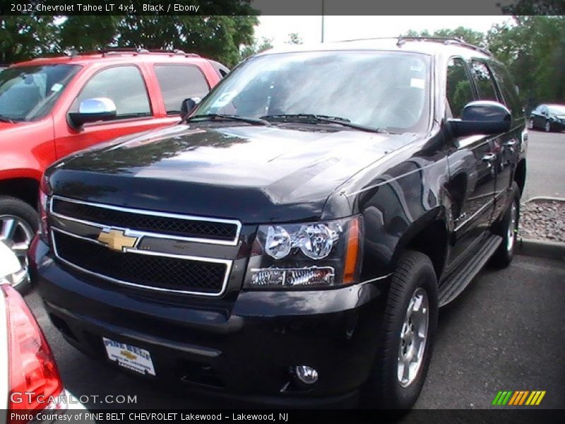 Black / Ebony 2012 Chevrolet Tahoe LT 4x4