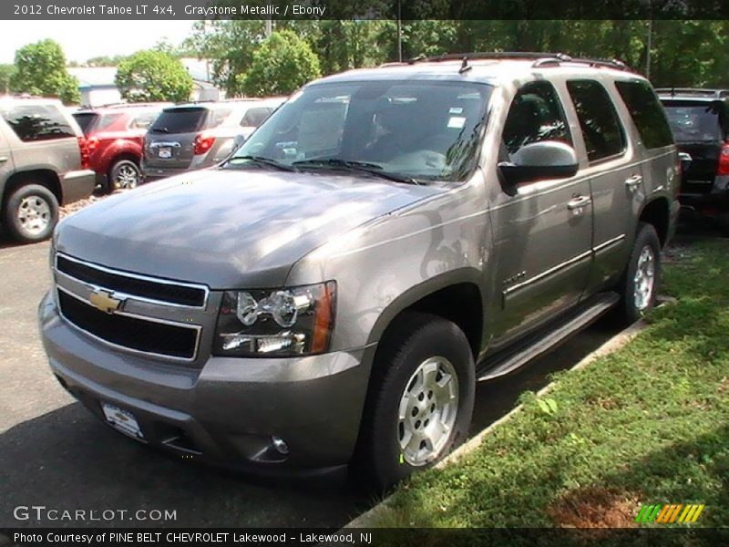 Graystone Metallic / Ebony 2012 Chevrolet Tahoe LT 4x4