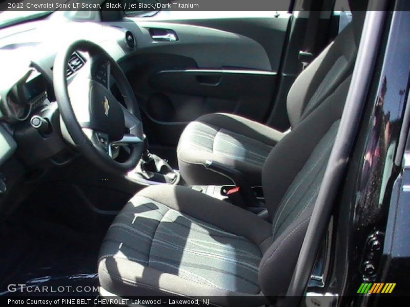 Black / Jet Black/Dark Titanium 2012 Chevrolet Sonic LT Sedan