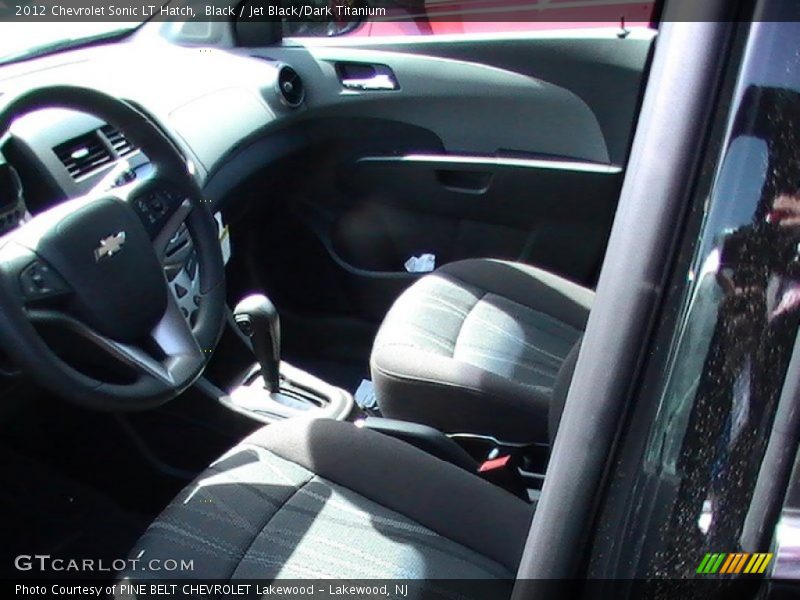 Black / Jet Black/Dark Titanium 2012 Chevrolet Sonic LT Hatch