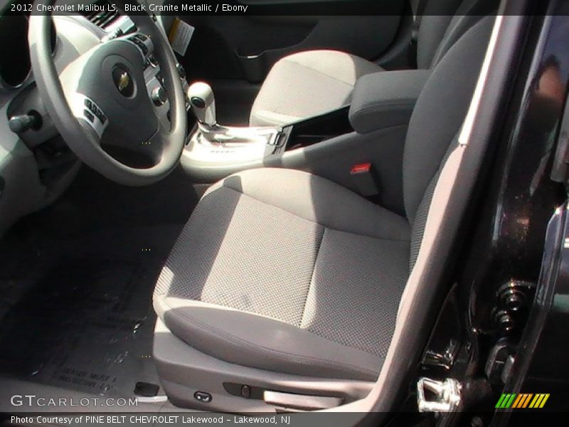 Black Granite Metallic / Ebony 2012 Chevrolet Malibu LS
