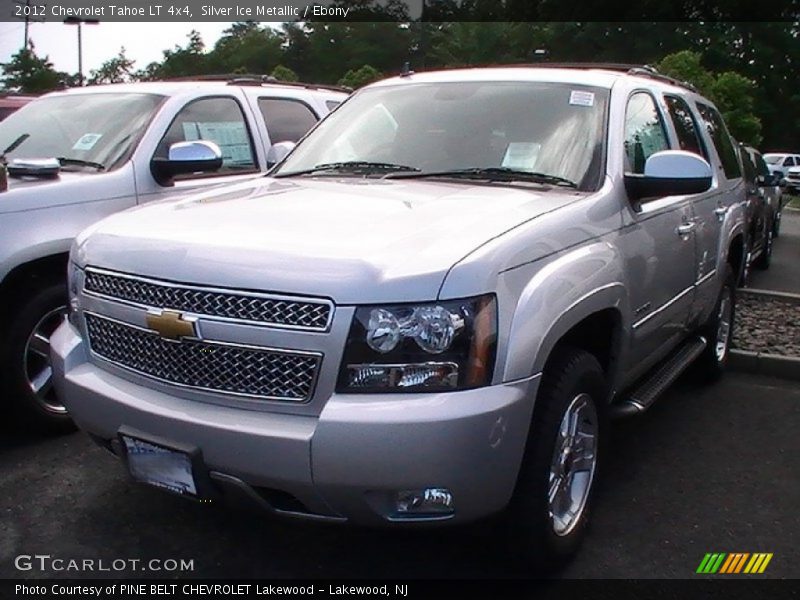 Silver Ice Metallic / Ebony 2012 Chevrolet Tahoe LT 4x4