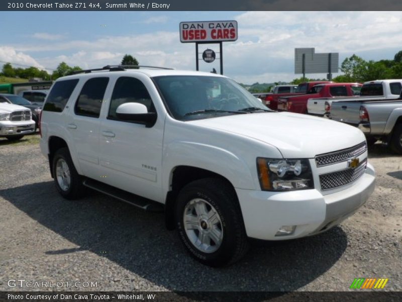 Summit White / Ebony 2010 Chevrolet Tahoe Z71 4x4