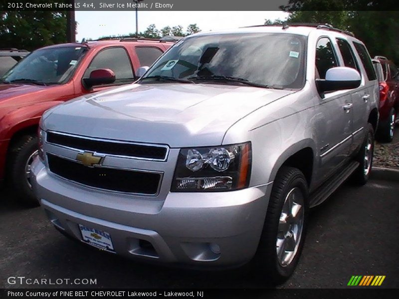Silver Ice Metallic / Ebony 2012 Chevrolet Tahoe LS 4x4