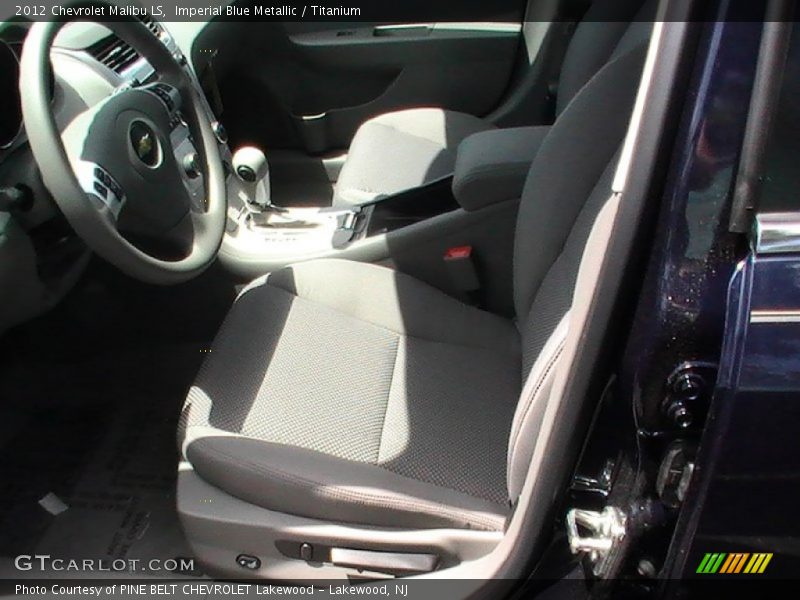 Imperial Blue Metallic / Titanium 2012 Chevrolet Malibu LS