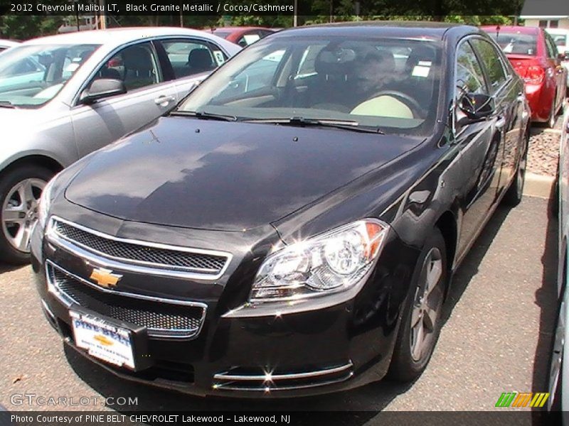 Black Granite Metallic / Cocoa/Cashmere 2012 Chevrolet Malibu LT