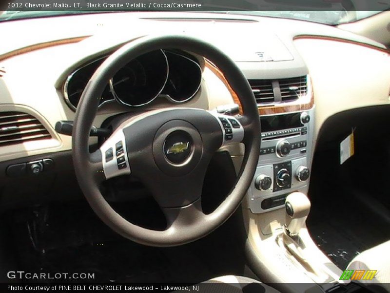 Black Granite Metallic / Cocoa/Cashmere 2012 Chevrolet Malibu LT