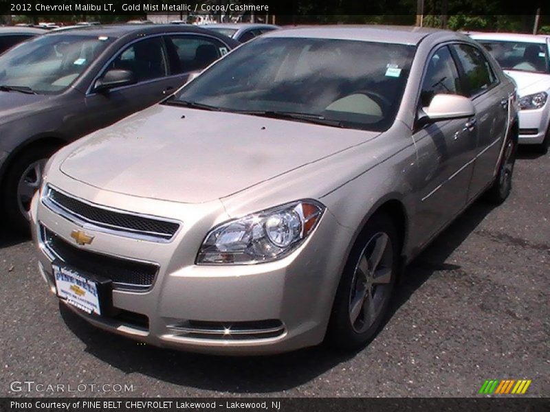 Gold Mist Metallic / Cocoa/Cashmere 2012 Chevrolet Malibu LT