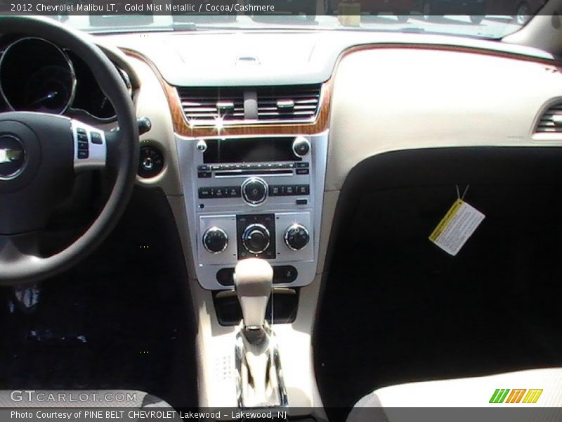 Gold Mist Metallic / Cocoa/Cashmere 2012 Chevrolet Malibu LT