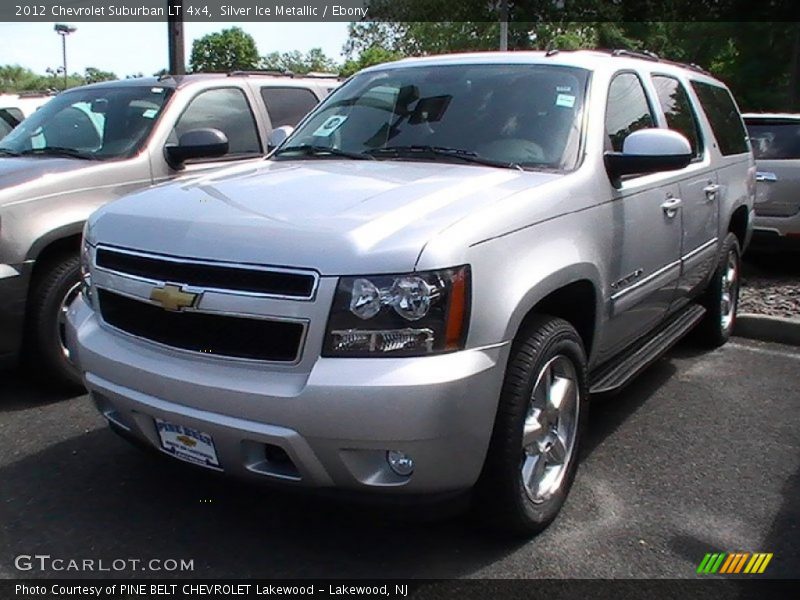 Silver Ice Metallic / Ebony 2012 Chevrolet Suburban LT 4x4