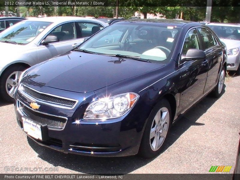 Imperial Blue Metallic / Ebony 2012 Chevrolet Malibu LS