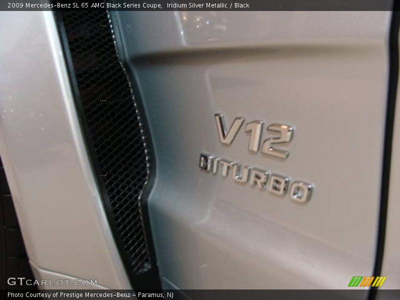 Iridium Silver Metallic / Black 2009 Mercedes-Benz SL 65 AMG Black Series Coupe