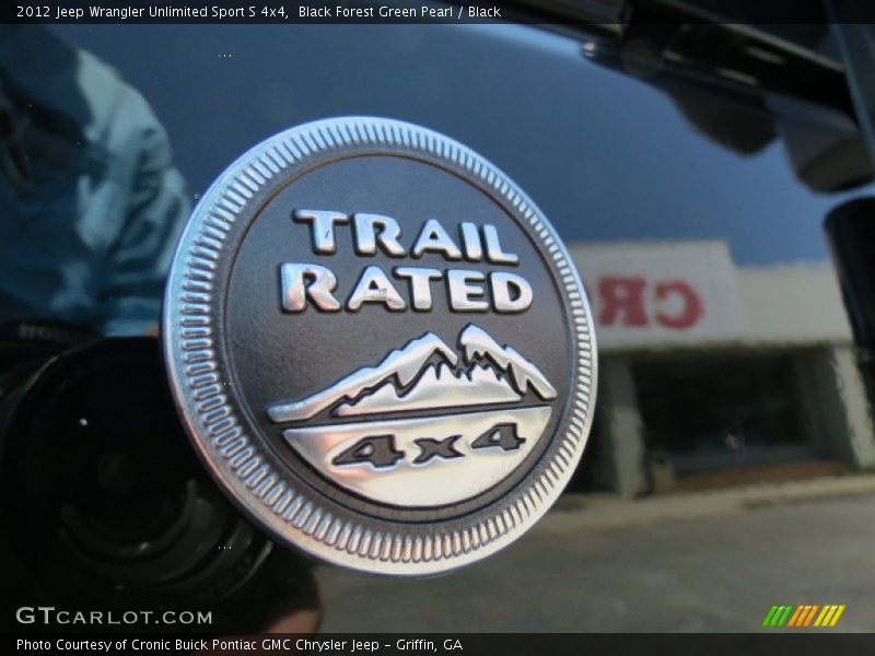 Black Forest Green Pearl / Black 2012 Jeep Wrangler Unlimited Sport S 4x4