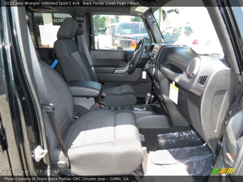Black Forest Green Pearl / Black 2012 Jeep Wrangler Unlimited Sport S 4x4