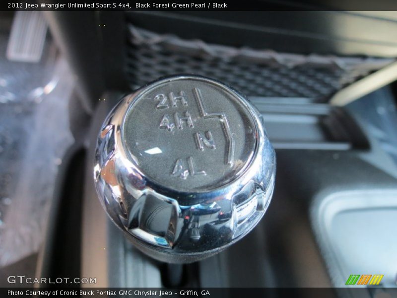 Black Forest Green Pearl / Black 2012 Jeep Wrangler Unlimited Sport S 4x4