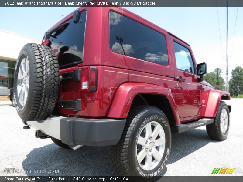 Deep Cherry Red Crystal Pearl / Black/Dark Saddle 2012 Jeep Wrangler Sahara 4x4