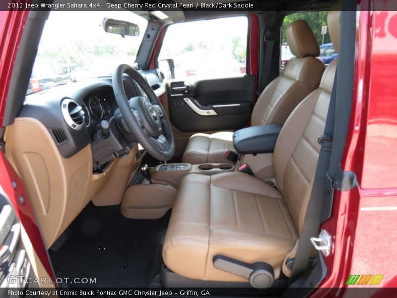  2012 Wrangler Sahara 4x4 Black/Dark Saddle Interior