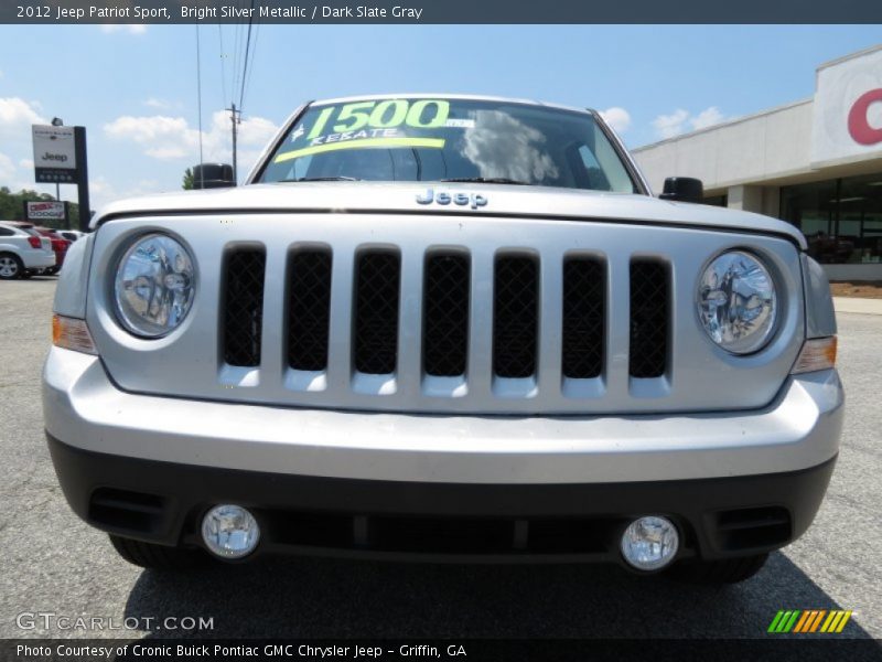 Bright Silver Metallic / Dark Slate Gray 2012 Jeep Patriot Sport