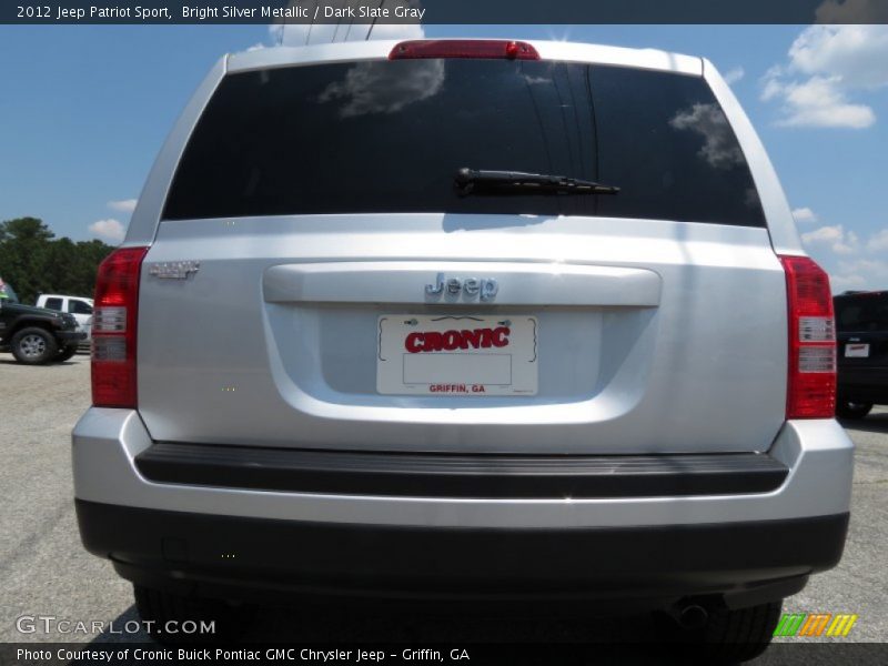Bright Silver Metallic / Dark Slate Gray 2012 Jeep Patriot Sport