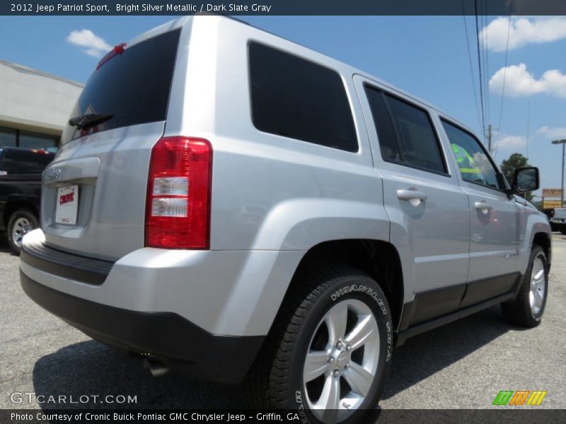 Bright Silver Metallic / Dark Slate Gray 2012 Jeep Patriot Sport