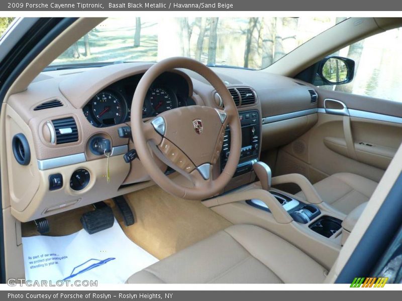 Basalt Black Metallic / Havanna/Sand Beige 2009 Porsche Cayenne Tiptronic