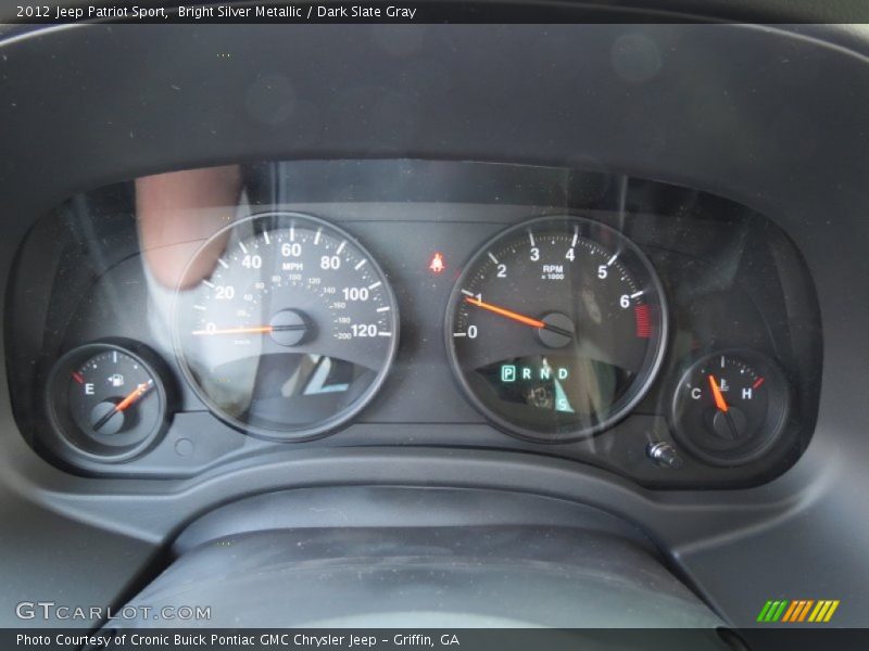 Bright Silver Metallic / Dark Slate Gray 2012 Jeep Patriot Sport
