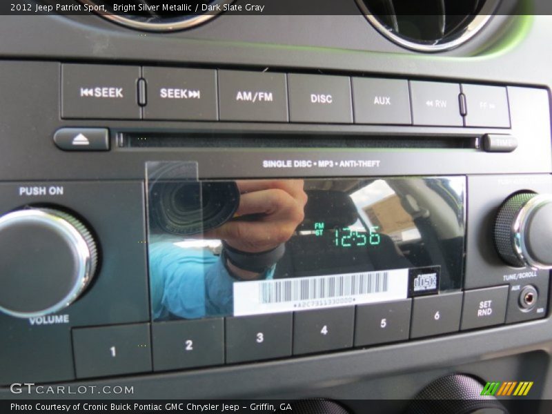 Bright Silver Metallic / Dark Slate Gray 2012 Jeep Patriot Sport