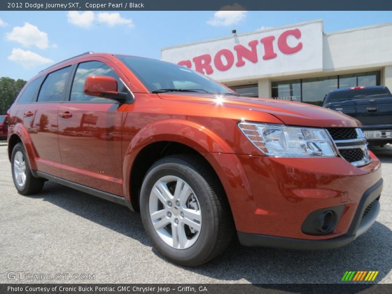 Copper Pearl / Black 2012 Dodge Journey SXT