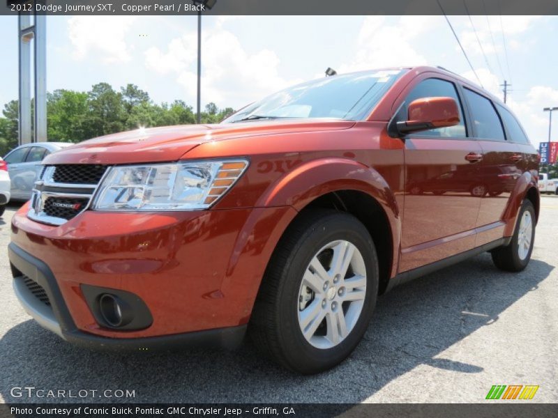 Copper Pearl / Black 2012 Dodge Journey SXT