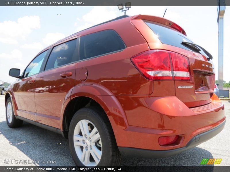 Copper Pearl / Black 2012 Dodge Journey SXT