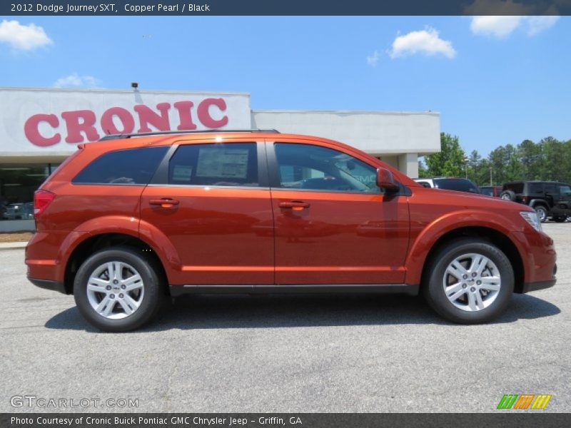 Copper Pearl / Black 2012 Dodge Journey SXT