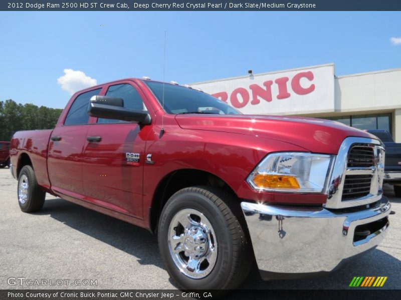 Deep Cherry Red Crystal Pearl / Dark Slate/Medium Graystone 2012 Dodge Ram 2500 HD ST Crew Cab