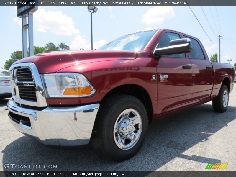 Deep Cherry Red Crystal Pearl / Dark Slate/Medium Graystone 2012 Dodge Ram 2500 HD ST Crew Cab