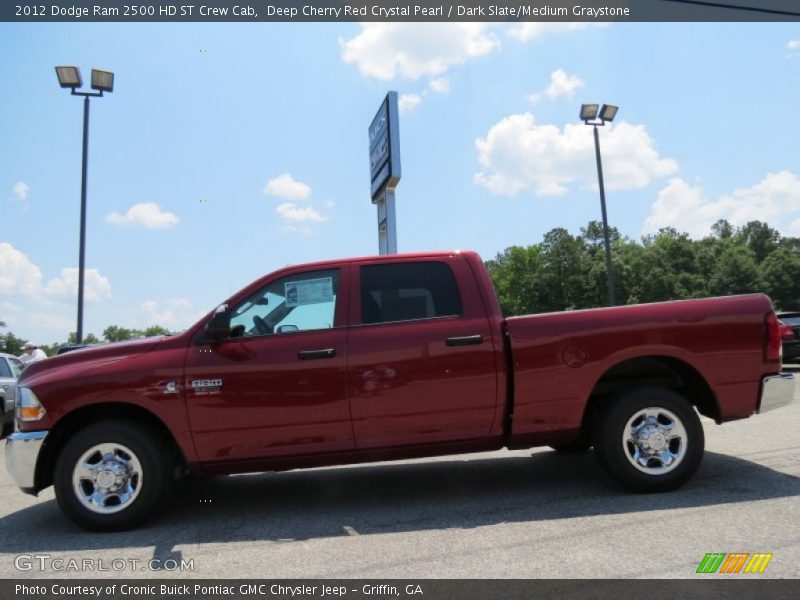 Deep Cherry Red Crystal Pearl / Dark Slate/Medium Graystone 2012 Dodge Ram 2500 HD ST Crew Cab