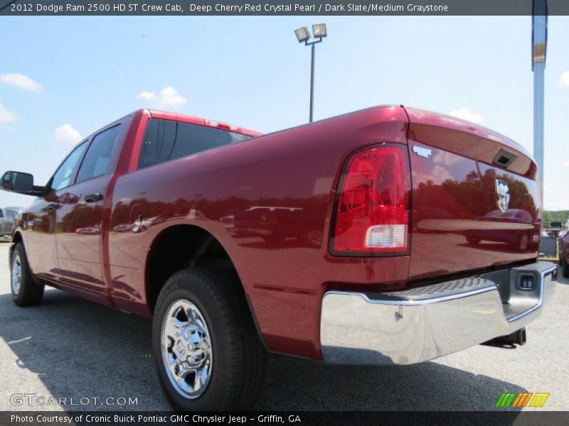 Deep Cherry Red Crystal Pearl / Dark Slate/Medium Graystone 2012 Dodge Ram 2500 HD ST Crew Cab