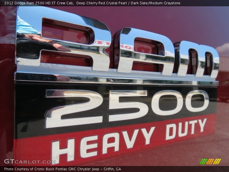 Deep Cherry Red Crystal Pearl / Dark Slate/Medium Graystone 2012 Dodge Ram 2500 HD ST Crew Cab