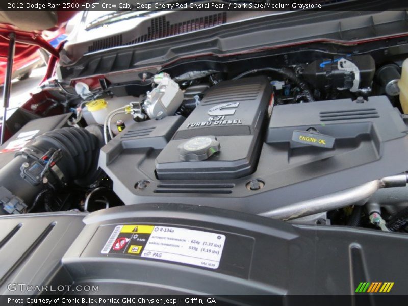 Deep Cherry Red Crystal Pearl / Dark Slate/Medium Graystone 2012 Dodge Ram 2500 HD ST Crew Cab