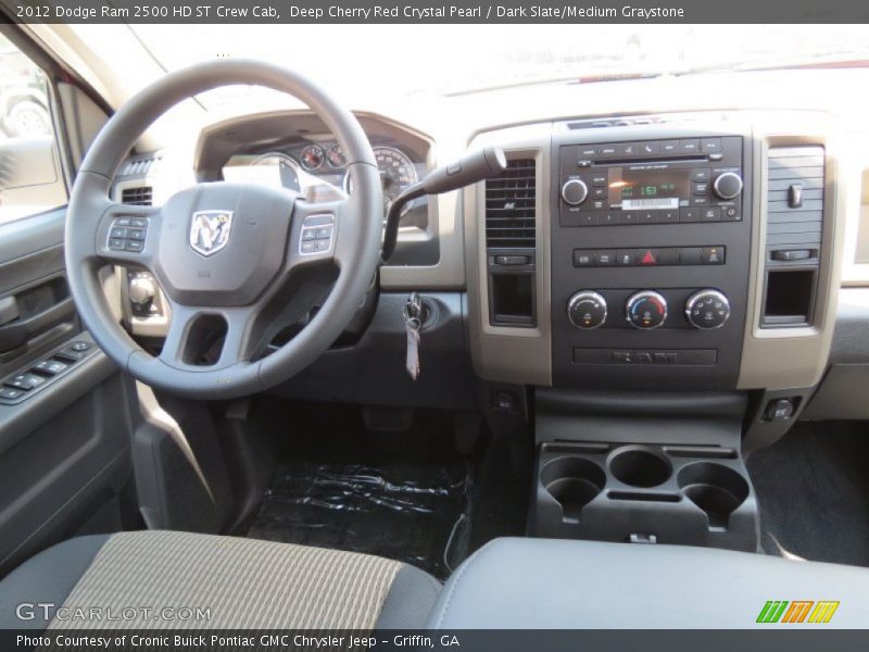 Deep Cherry Red Crystal Pearl / Dark Slate/Medium Graystone 2012 Dodge Ram 2500 HD ST Crew Cab