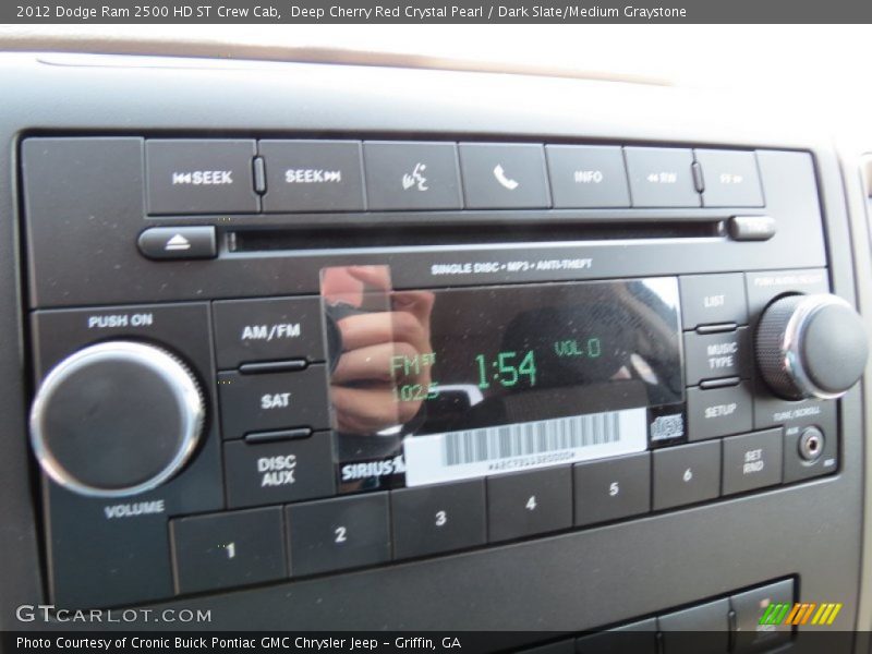 Deep Cherry Red Crystal Pearl / Dark Slate/Medium Graystone 2012 Dodge Ram 2500 HD ST Crew Cab