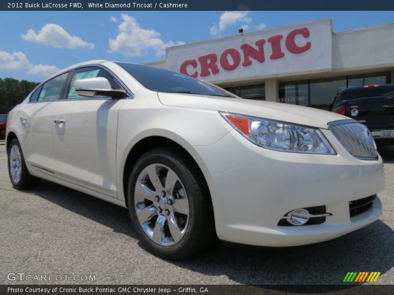 White Diamond Tricoat / Cashmere 2012 Buick LaCrosse FWD